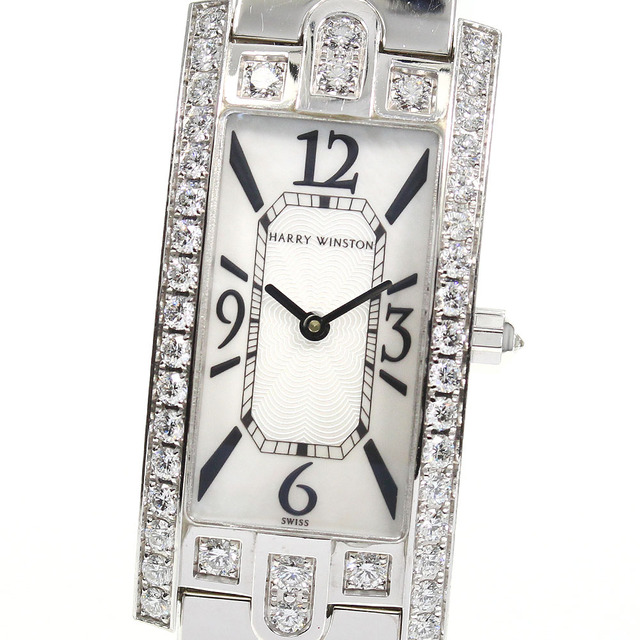 HARRY WINSTON(ハリーウィンストン)のハリーウィンストン HARRY WINSTON 330LQW アヴェニューC K18WG ダイヤモンド クォーツ レディース 保証書付き_745364 レディースのファッション小物(腕時計)の商品写真
