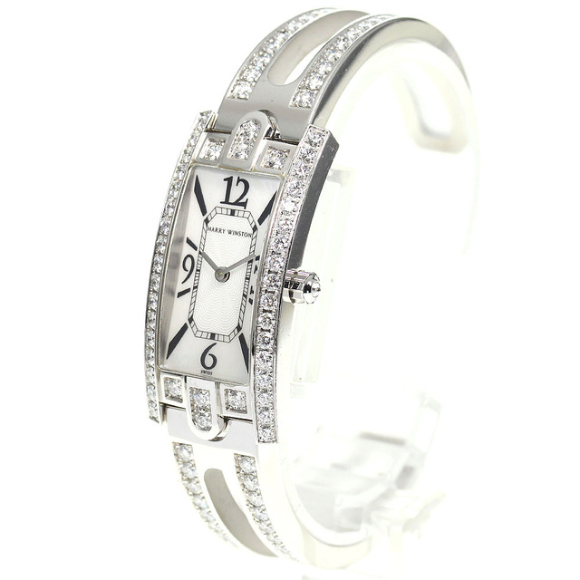 HARRY WINSTON(ハリーウィンストン)のハリーウィンストン HARRY WINSTON 330LQW アヴェニューC K18WG ダイヤモンド クォーツ レディース 保証書付き_745364 レディースのファッション小物(腕時計)の商品写真