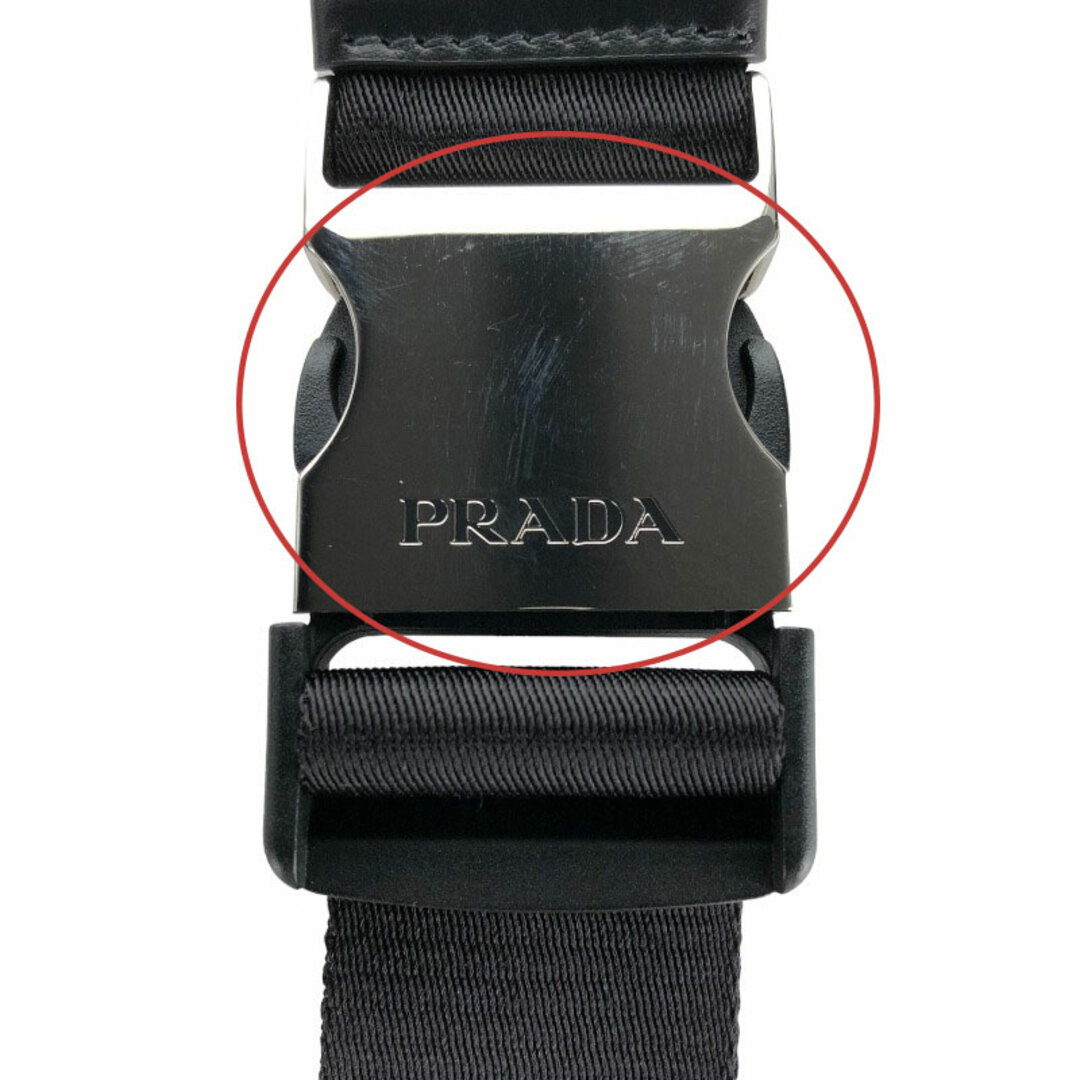 プラダ PRADA スリングバッグ 2VZ092 ブラック ナイロン メンズ ボディバッグ