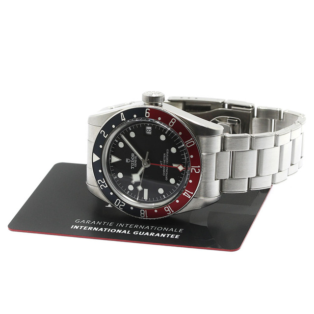 チュードル TUDOR 79830RB ヘリテージ ブラックベイ GMT デイト 自動巻き メンズ 美品 保証書付き_751038