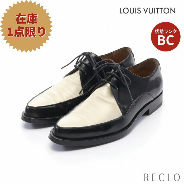 LOUIS VUITTON(ルイヴィトン)の ドレスシューズ レザー ブラック ホワイト バイカラー メンズの靴/シューズ(ドレス/ビジネス)の商品写真