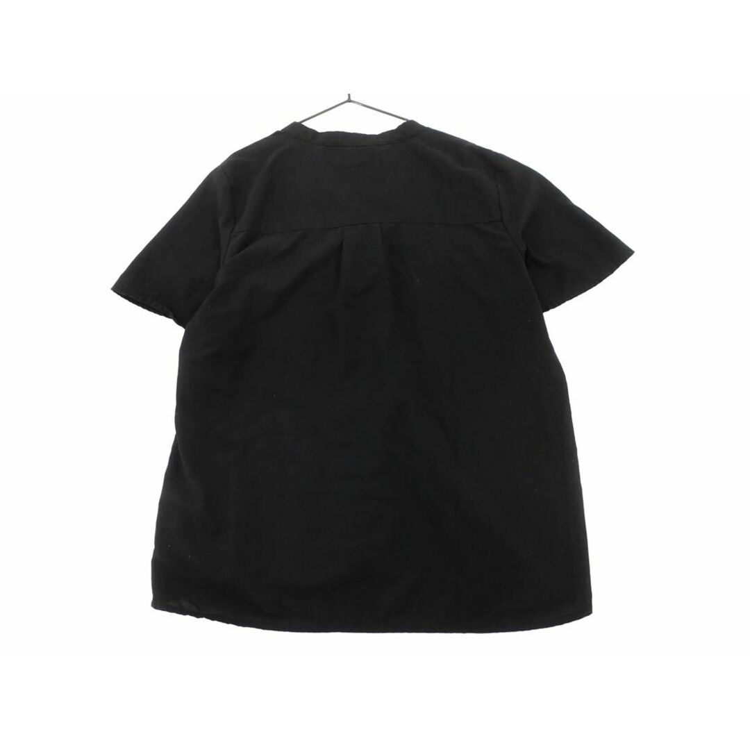 OPAQUE(オペーク)のOPAQUE オペーク スキッパー シャツ sizeM/黒 ■◆ レディース レディースのトップス(シャツ/ブラウス(半袖/袖なし))の商品写真