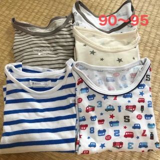 キムラタン(キムラタン)の幼児肌着　5枚セット長袖サイズは90㎝〜(Tシャツ/カットソー)