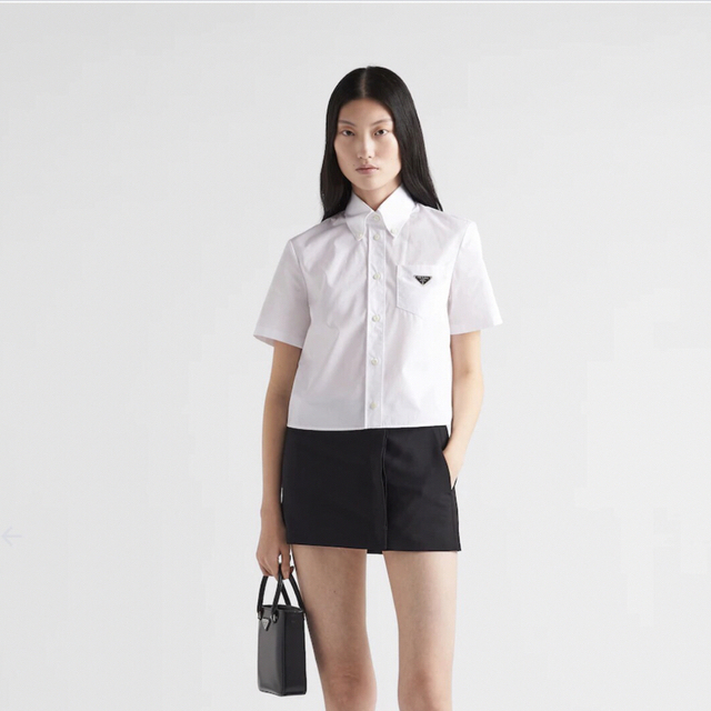 PRADA - ☆ケリック様専用☆プラダ☆ポプリンシャツ☆ホワイト☆36
