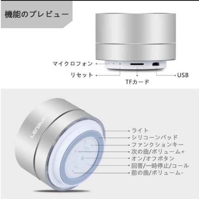 ポータブル　ブルートゥース　スピーカー エンタメ/ホビーのエンタメ その他(その他)の商品写真