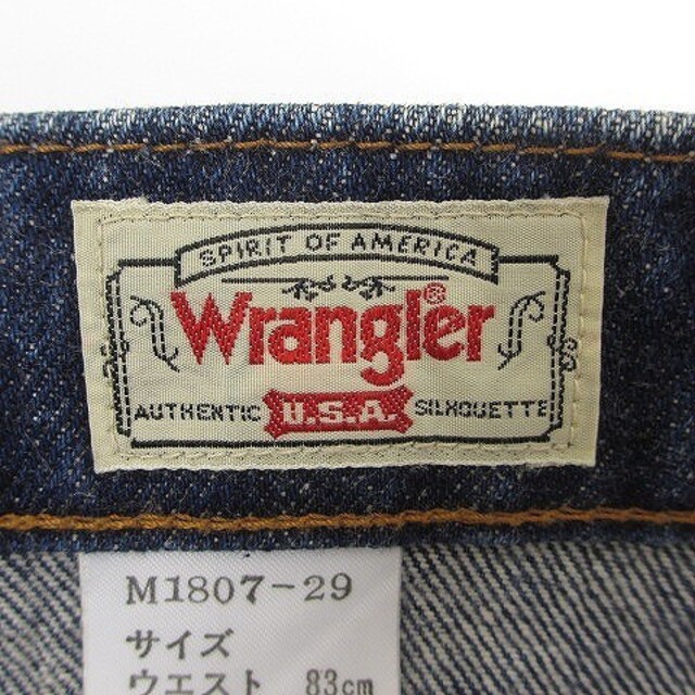 Wrangler - ラングラー WRANGLER 美品 デニム パンツ ジップ コットン ...