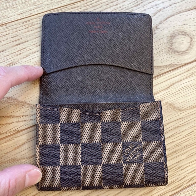 LOUIS VUITTON(ルイヴィトン)の美品 ルイヴィトン 名刺入れ ダミエ カードケース LOUIS VUITTON レディースのファッション小物(名刺入れ/定期入れ)の商品写真