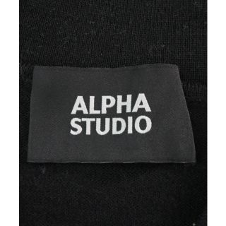 ALPHA STUDIO アルファスタジオ ニット・セーター 50(XL位) 黒