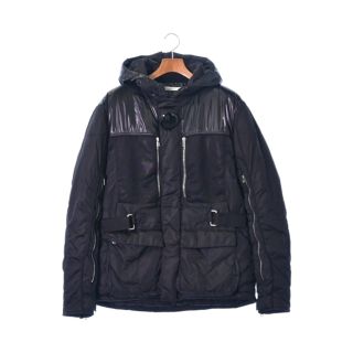 ジバンシィ(GIVENCHY)のGIVENCHY ジバンシー ダウンジャケット/ダウンベスト 52(XL位) 黒 【古着】【中古】(ダウンジャケット)