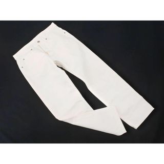 ユナイテッドアローズ(UNITED ARROWS)のビューティ＆ユース ユナイテッドアローズ ボタンフライ デニムパンツ size29/白 ■■ レディース(デニム/ジーンズ)