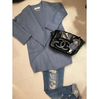 ザラ(ZARA)の専用‼️‼️ZARA  handmade  アイスブルー♡(ロングコート)