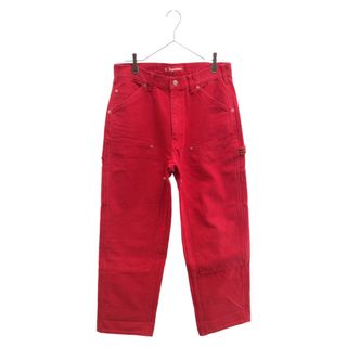 シュプリーム(Supreme)のSUPREME シュプリーム 23SS Double Knee Painter Pant ダブルニーペインターパンツ レッド(デニム/ジーンズ)