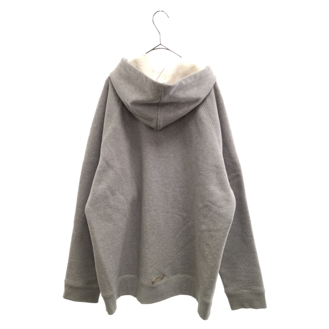 Chrome Hearts(クロムハーツ)のCHROME HEARTS クロムハーツ GRP Y NOT Raglan Sleeve Zip Up Hoodie ワイノットラグランスリーブクロスパッチジップアップフーディ パーカー グレー メンズのトップス(パーカー)の商品写真