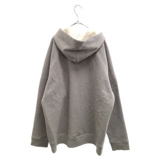 CHROME HEARTS クロムハーツ GRP Y NOT Raglan Sleeve Zip Up Hoodie クロスパッチ ワイノットラグランスリーブジップアッププルオーバーパーカー グレー