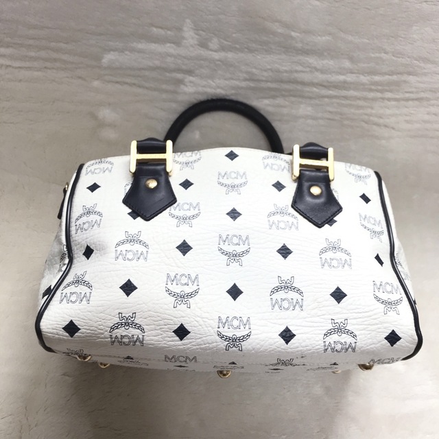 MCM - 美品 MCM エムシーエム ミニボストンバッグ ハンドバッグ ヴィセトス柄 の通販 by 特別SALE 感謝祭 全商品10%オフ