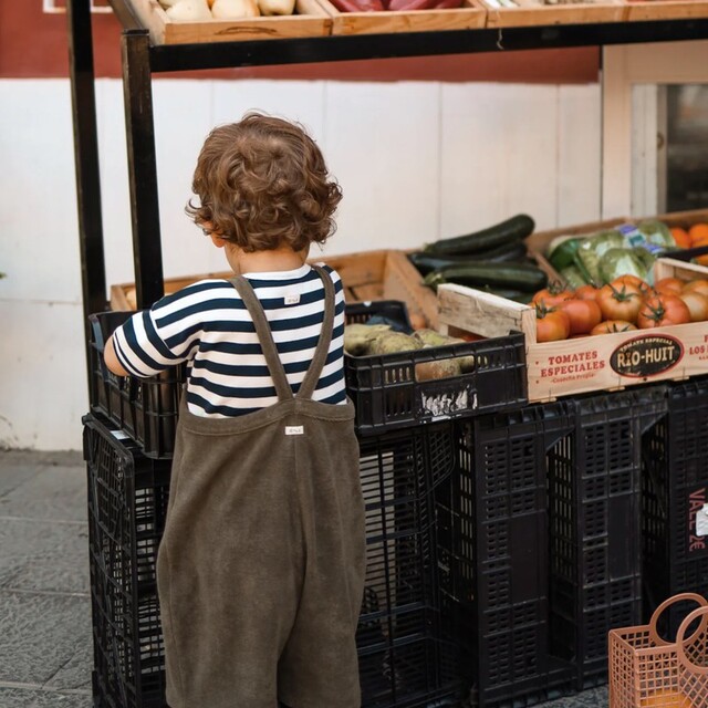 Caramel baby&child (キャラメルベビー&チャイルド)のプロフお読みくださいさま専用★organiczoo terry dungaree キッズ/ベビー/マタニティのベビー服(~85cm)(ロンパース)の商品写真