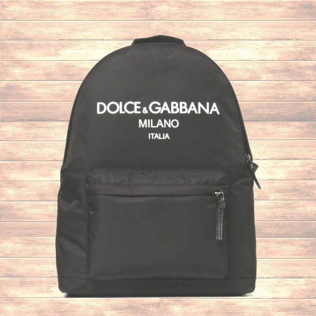 ●新品/正規品● Dolce&Gabbana ナイロン ラバードロゴ