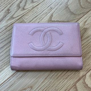 シャネル(CHANEL)のシャネル CHANEL 財布 三つ折り財布 ウォレット 一部破れ有(財布)