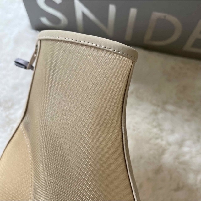 SNIDEL(スナイデル)のスナイデル　メッシュオープントゥブーティ　メッシュブーツ レディースの靴/シューズ(ブーツ)の商品写真