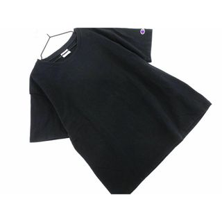 チャンピオン(Champion)のチャンピオン Tシャツ sizeM/黒 ■◆ レディース(Tシャツ(半袖/袖なし))