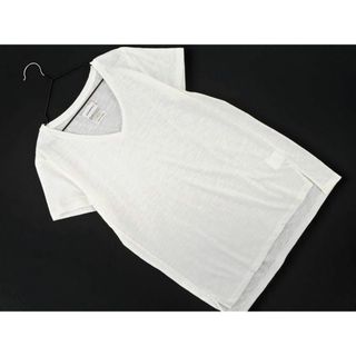 トゥデイフル(TODAYFUL)のTODAYFUL トゥデイフル Vネック Tシャツ sizeS/白 ■◆ レディース(Tシャツ(半袖/袖なし))