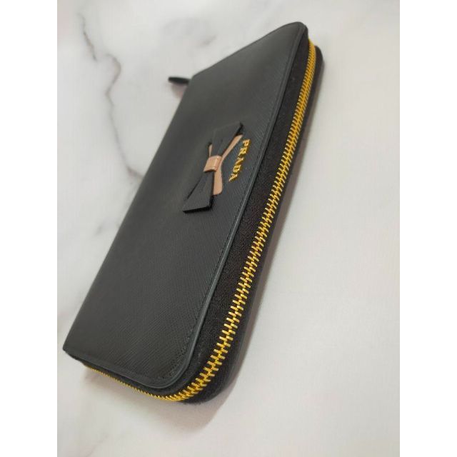 値下/PRADA プラダ サフィアーノ リボン 長財布 TK150 | www.proesmin.com