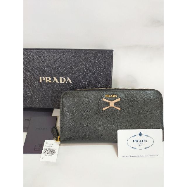 値下/PRADA プラダ サフィアーノ リボン 長財布 TK150 | www.proesmin.com