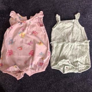 ベビーギャップ(babyGAP)のh&m babyGAP ロンパース 2枚セット(ロンパース)