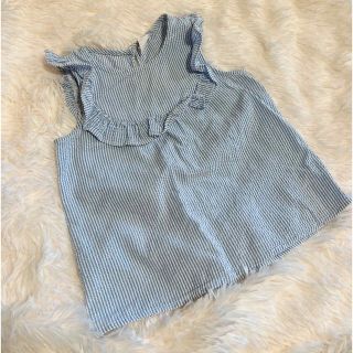 エイチアンドエム(H&M)のH&M ストライプトップス(Tシャツ/カットソー)