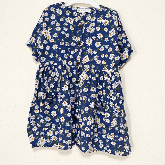 ZARA KIDS(ザラキッズ)のZARA kids花柄ワンピース キッズ/ベビー/マタニティのキッズ服女の子用(90cm~)(ワンピース)の商品写真