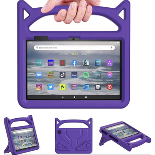 《カラー/パープル》タブレット7ケース 軽量で滑りにくい 第12世代(iPadケース)