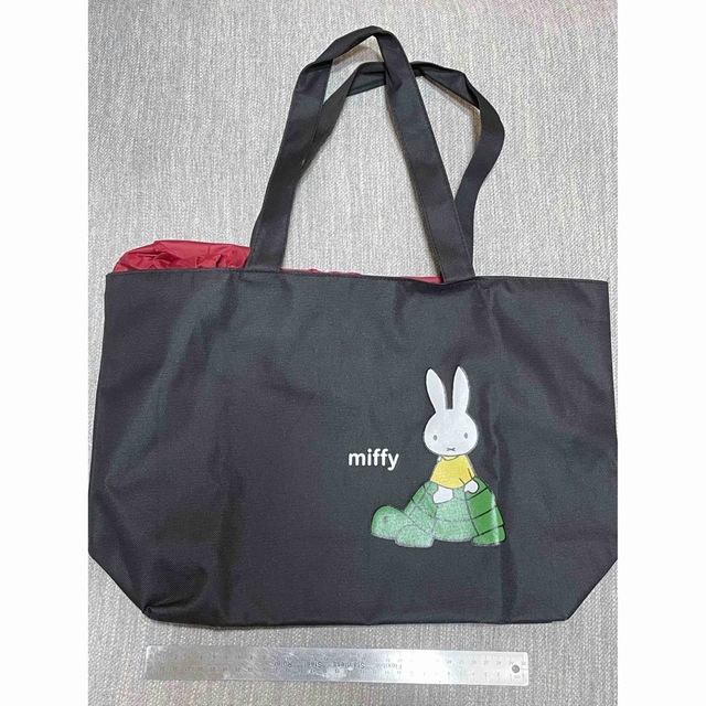 新品miffy ミッフィーお買い物きんちゃくトート■エコバッグ　フジパン