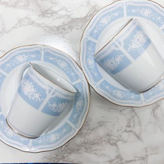 ノリタケ(Noritake)の【新品未使用】レースウッドゴールド マグ＆プレート セット(食器)