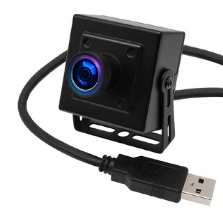 魚眼レンズ 4K ウェブカメラ UVC USB2.0 Webかめら 3496P(ビデオカメラ)