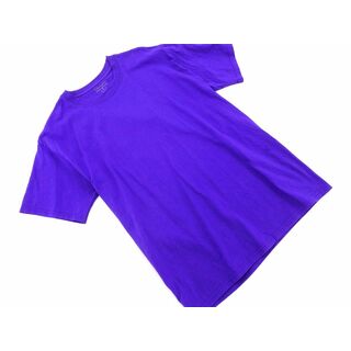 チャンピオン(Champion)のチャンピオン Tシャツ sizeM/紫 ■◆ メンズ(Tシャツ/カットソー(半袖/袖なし))