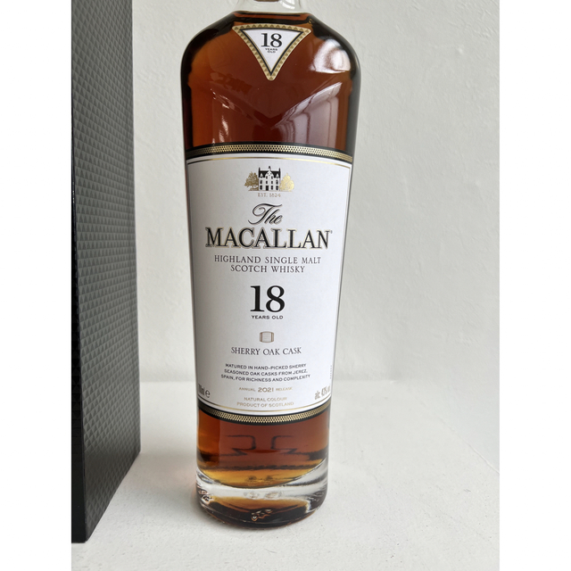 サントリー(サントリー)のマッカラン 18年　2021 Macallan 食品/飲料/酒の酒(ウイスキー)の商品写真