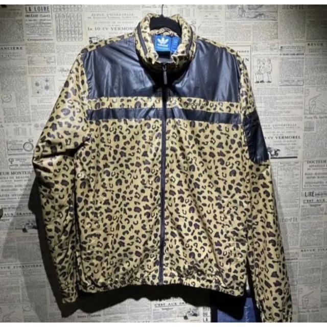 adidas - adidas originals アディダス レオパード ナイロンジャケット