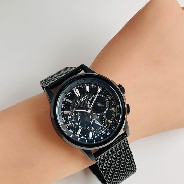 【新品未使用】定価7万 シチズン クロノグラフ エコドライブ メンズ 腕時計