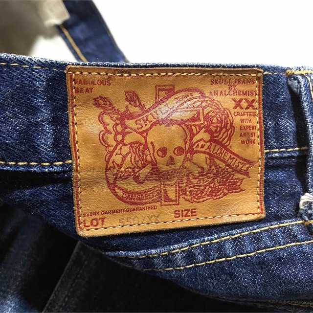 SKULL JEANS スカルジーンズ 5507XX スリム ストレート W27