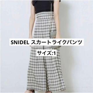 スナイデル(SNIDEL)の【美品】SNIDEL スナイデル フレアパンツ スカートライクパンツ(カジュアルパンツ)