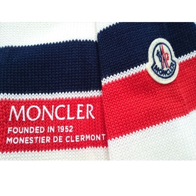 ●新品/正規品● MONCLER 袖ロゴ トリコロール ニット 2