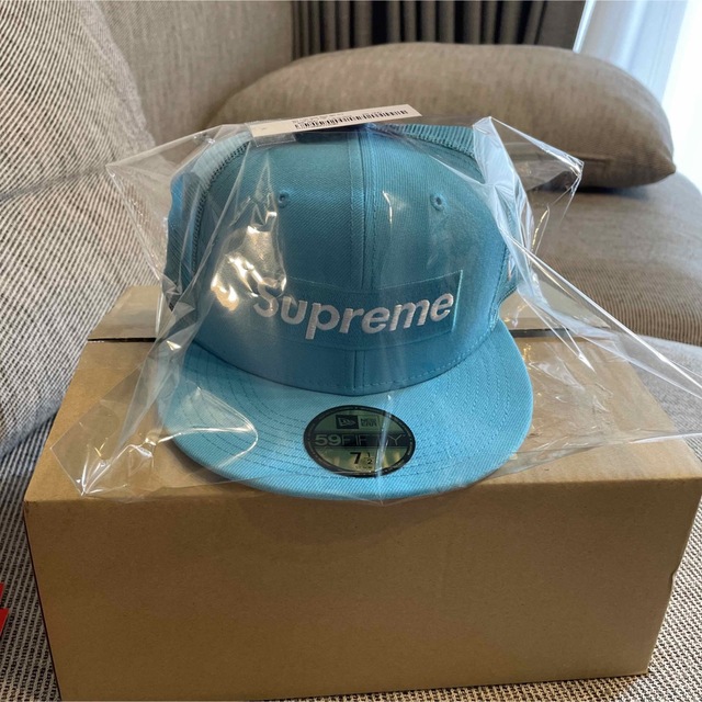 Supreme(シュプリーム)のsupreme Box Logo Mesh Back New Era 7 1/2 メンズの帽子(キャップ)の商品写真