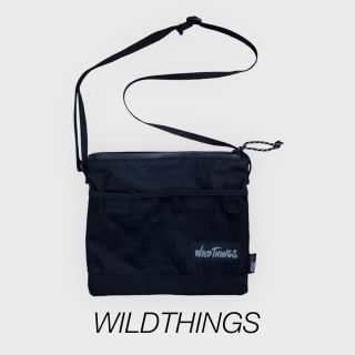 ワイルドシングス(WILDTHINGS)の【送料込】WILDTHINGS ワイルドシングス サコッシュ ブラック(ボディーバッグ)