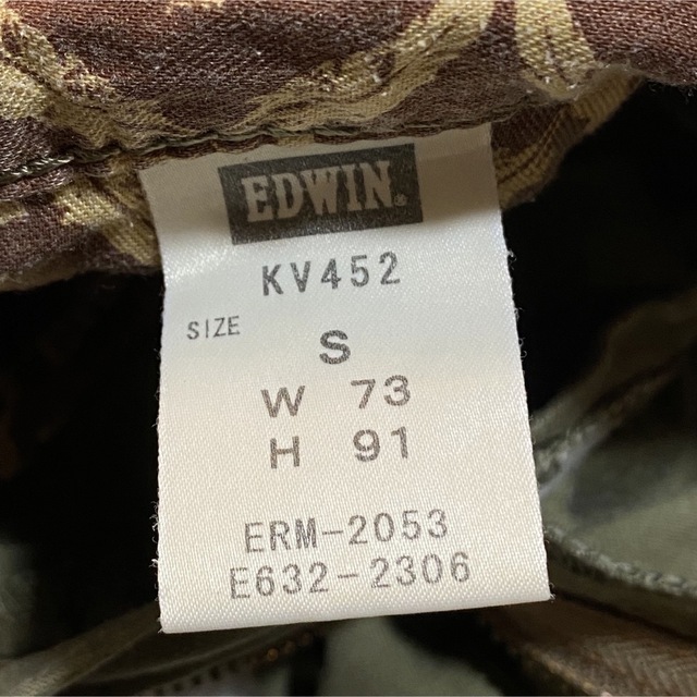 EDWIN(エドウィン)のEDWIN エドウィン KV452立体裁断 ストレッチ カーゴパンツ サイズS メンズのパンツ(ワークパンツ/カーゴパンツ)の商品写真