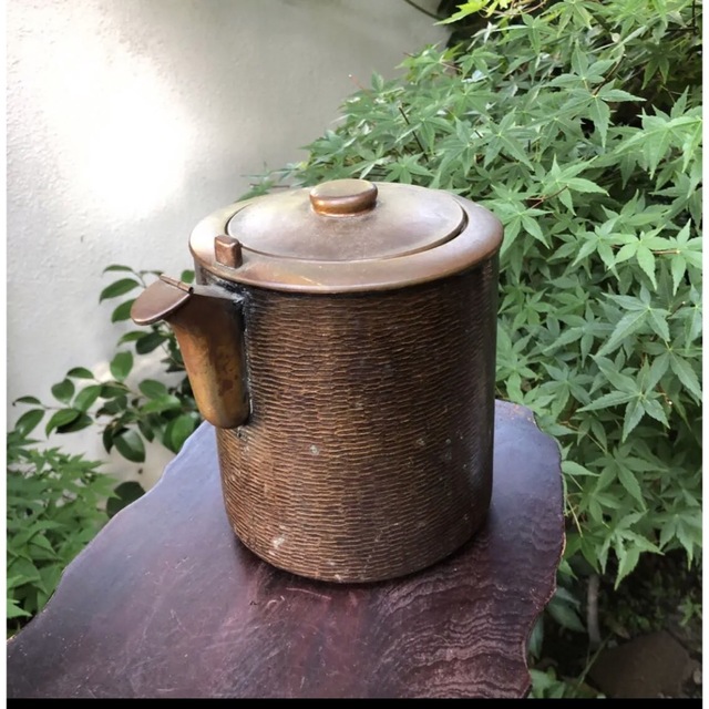 水差し 薬缶★打出し 古民家 骨董 粋 レトロ アンティーク やかん 囲炉裏 | フリマアプリ ラクマ