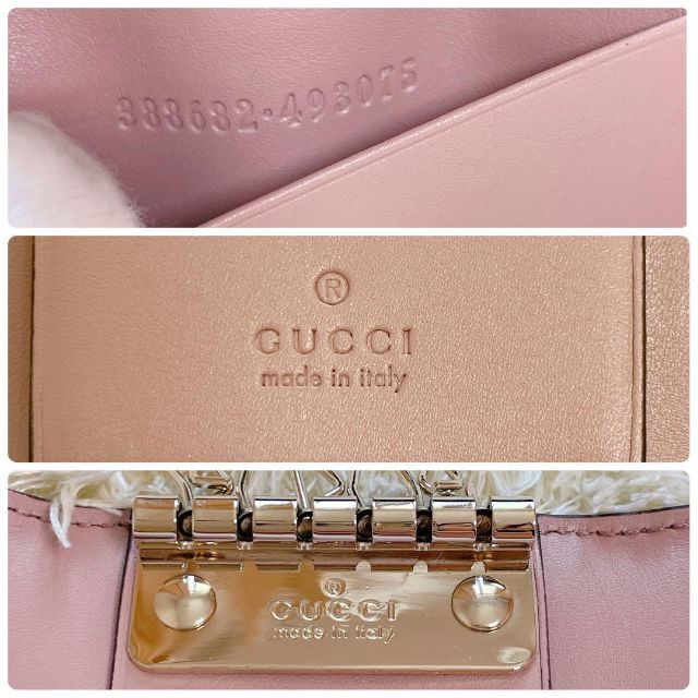 Gucci - 極美品✨GUCCI キーケース リボン インターロッキング GG