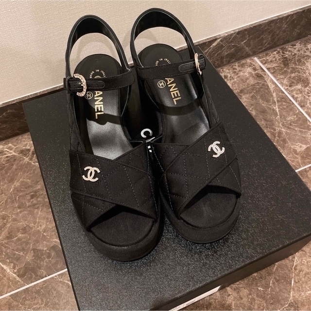 CHANEL - CHANEL サンダル 新品未使用の通販 by あやまま🌸shop