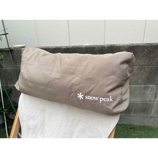 Snow Peak - スノーピーク Take!チェア ロング枕付き自作枕カバー&収納