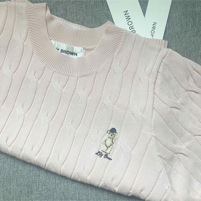 オンライン公式店 【新品】リリーブラウン リリーベアケーブルニット