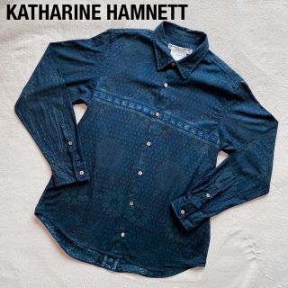 キャサリンハムネット(KATHARINE HAMNETT)の【KATHARINE HAMNETT】コットン 長袖シャツ [XL]/バンダナ柄(シャツ)